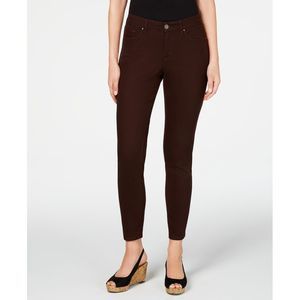 Style & Co. curvy skinny leg Women's Brown Jeans size 4